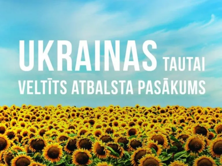 Notiks Ukrainai veltīts atbalsta pasākums