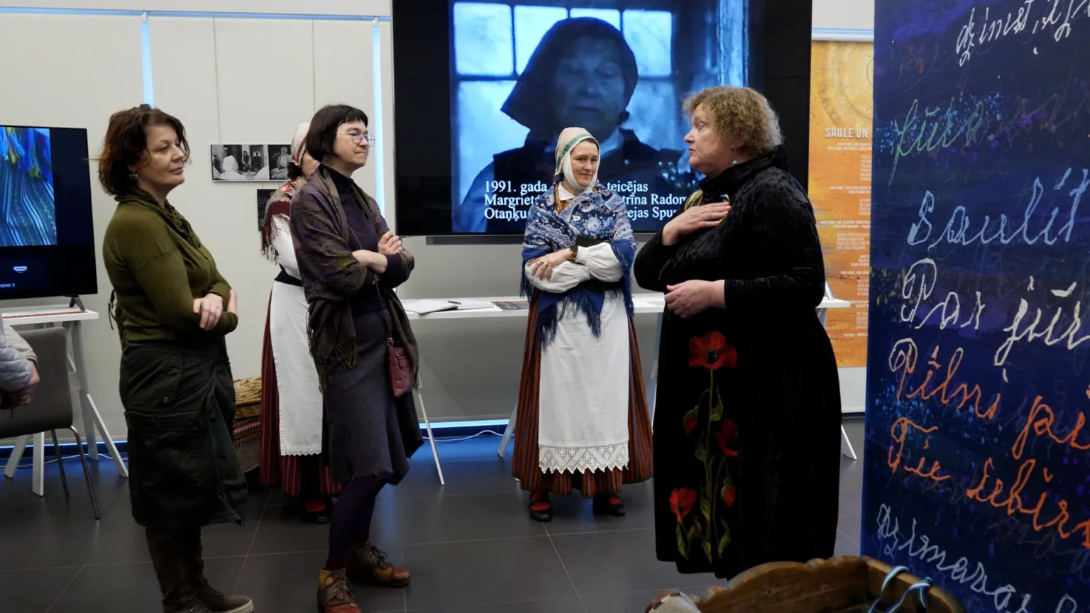 Satikšanās ar tautasdziesmu dvēseli Lībiešu saieta namā
