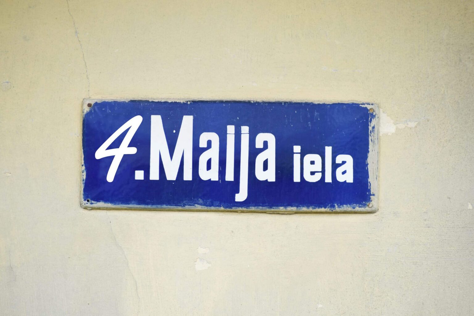 9. maija iela Talsos pārtop par 4. maija ielu