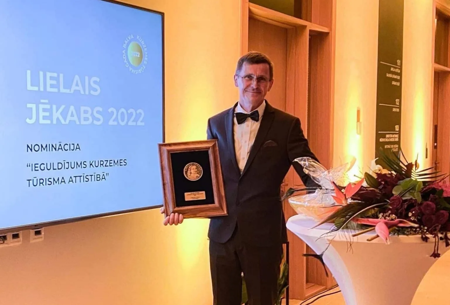 Balvu «Lielais Jēkabs» saņem Nurmuižas gids Aldis Denčiks