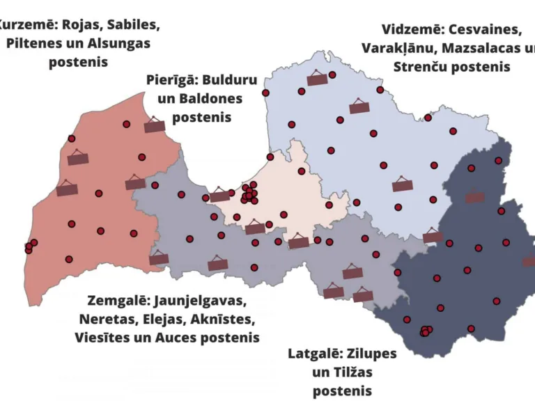 Latvijā īslaicīgi apturēs atsevišķu VUGD posteņu darbību. Talsu novadā – Sabiles un Rojas