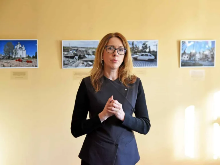 Žurnāliste Ina Strazdiņa Talsiem parāda savas Ukrainas piezīmes