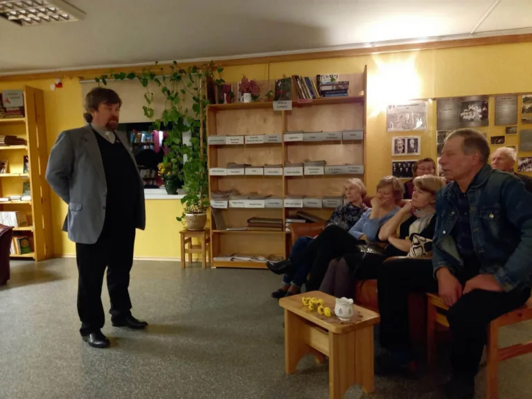 Lai pieredzes stāsti paliek vēsturei! Vīru vakars Laidzes bibliotēkā