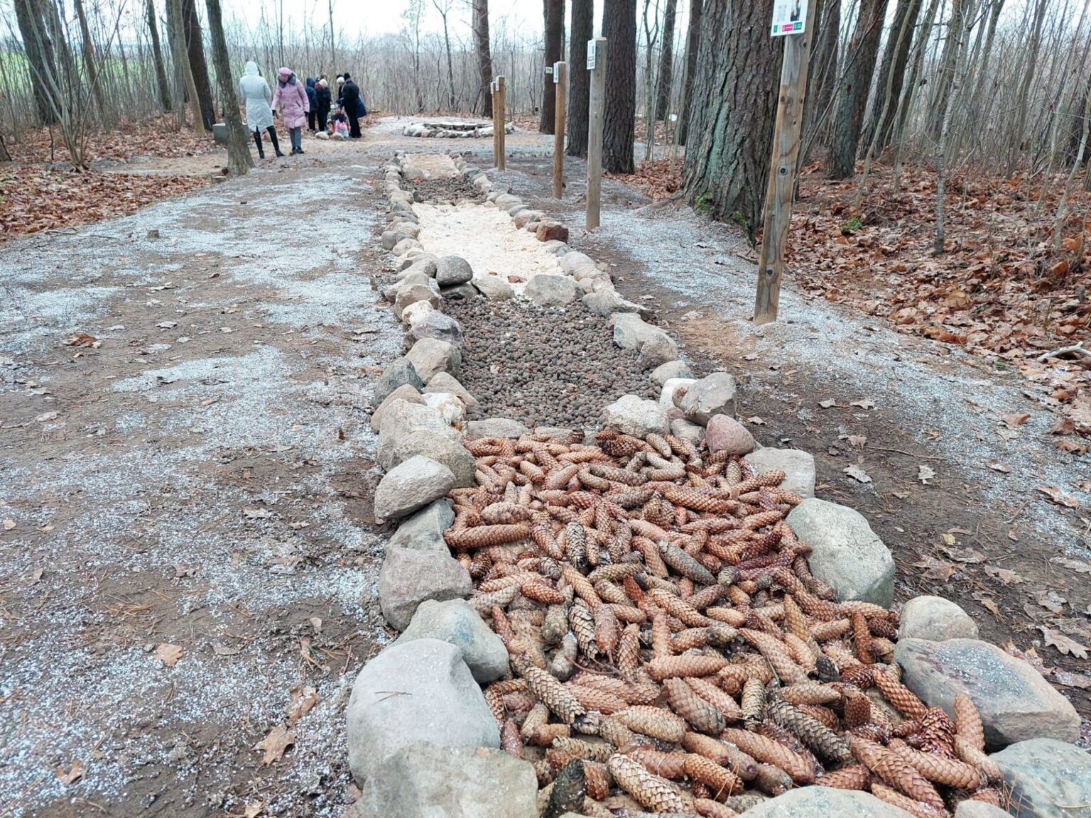 Valdemārpils Mazpulks izveido atpūtas vietu Priežkalniņā