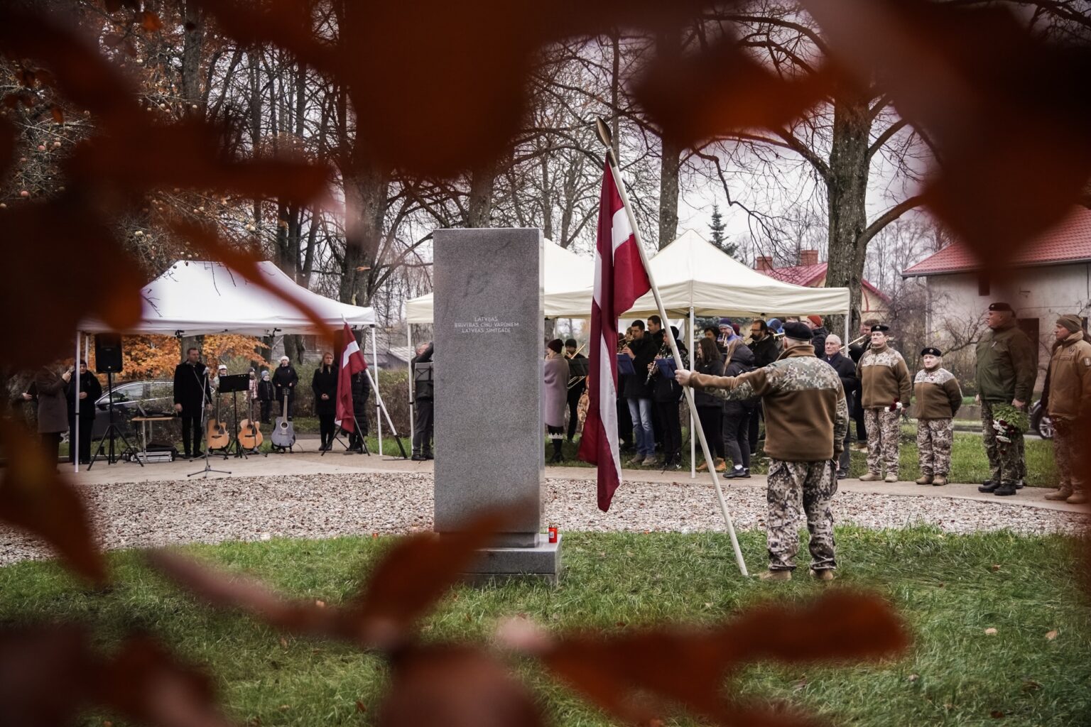 Talsos atklāj Lāčplēša Kara ordeņa kavalieru piemiņas vietu