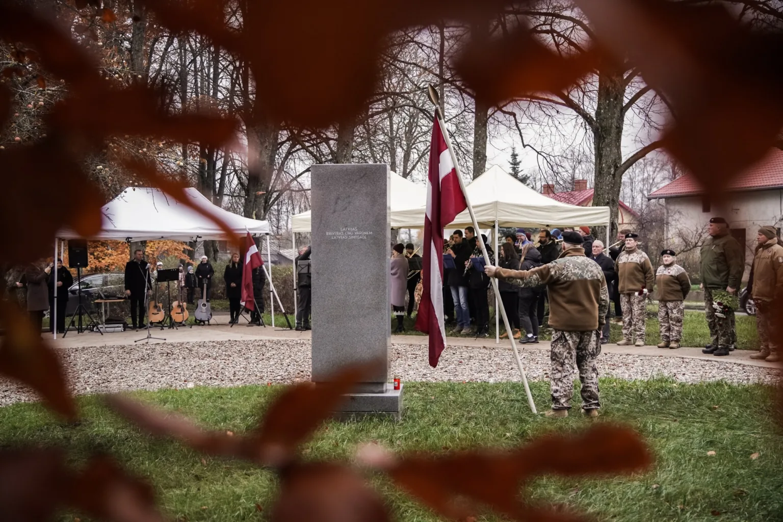 Talsos atklāj Lāčplēša Kara ordeņa kavalieru piemiņas vietu