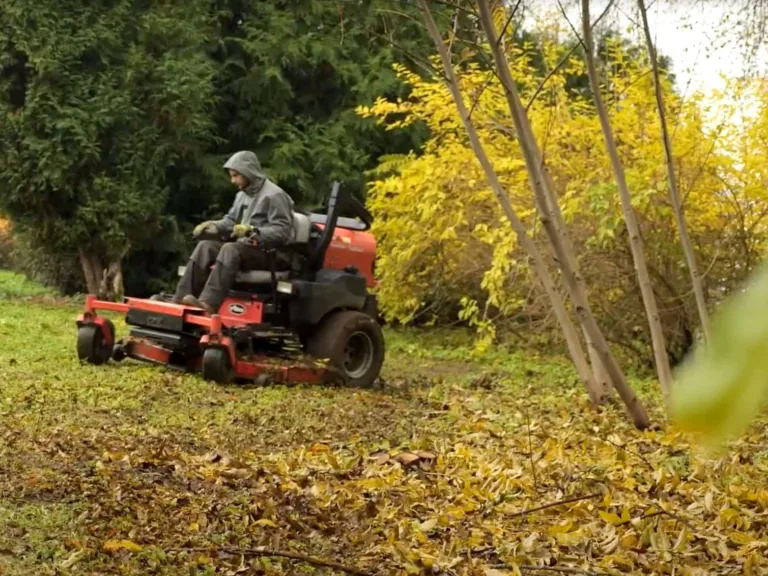 Lai būtu dabai draudzīgāki, lapas sasmalcinās