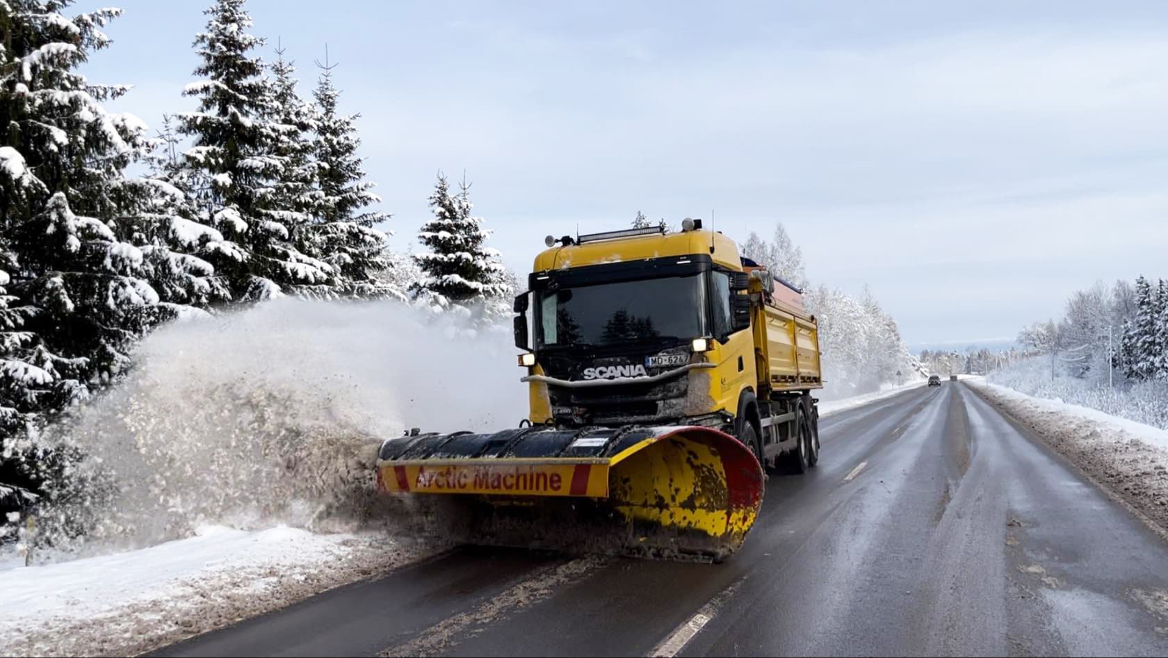 ¿Cómo se gestionan las carreteras de Talsi en invierno?