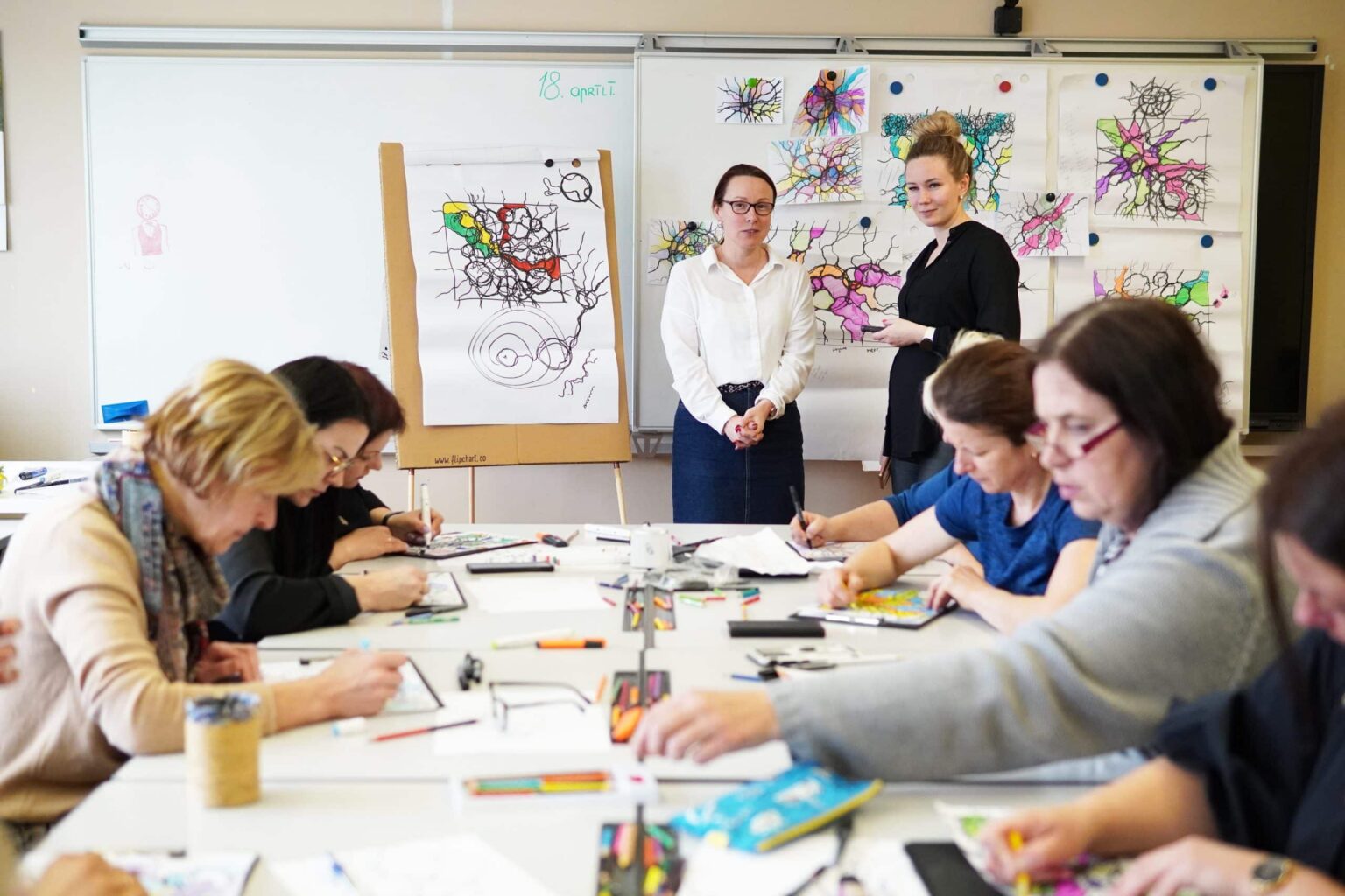 Māksla ienāk Talsu 2.vidusskolā