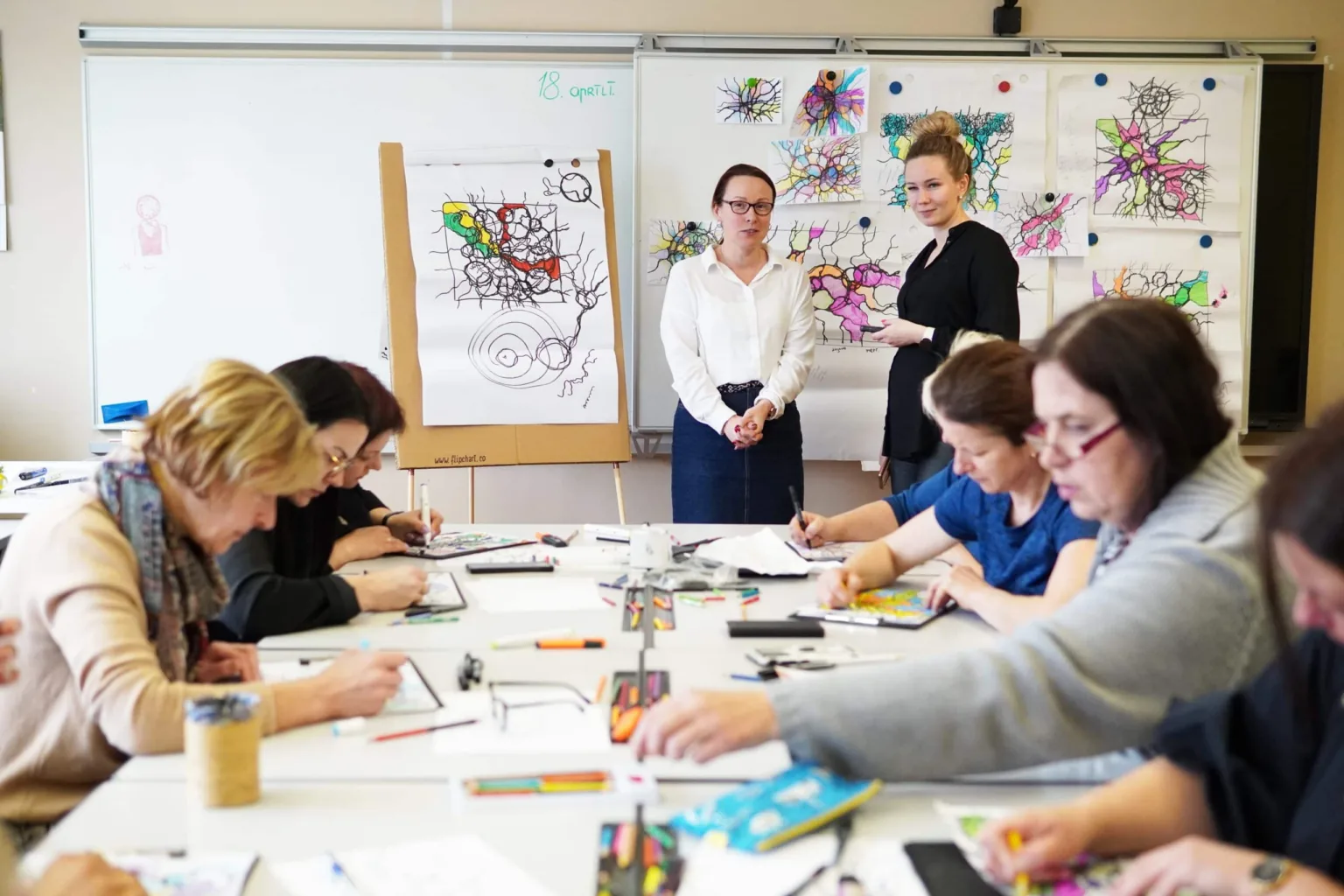 Māksla ienāk Talsu 2.vidusskolā