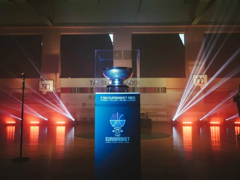 Latvijas reģionus šobrīd apceļo Eurobasket 2025 trofeja