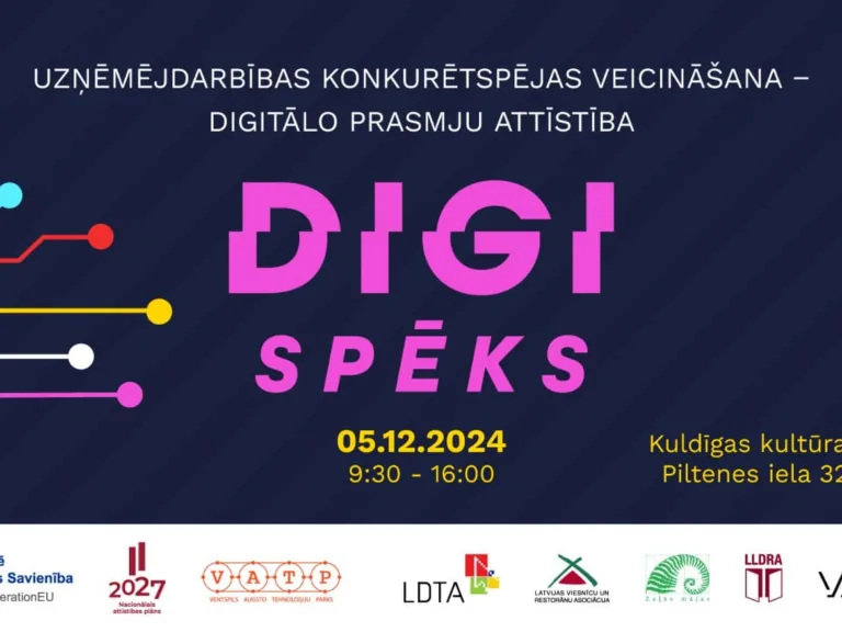 Konference Kurzemes uzņēmējiem par digitalizācijas spēku