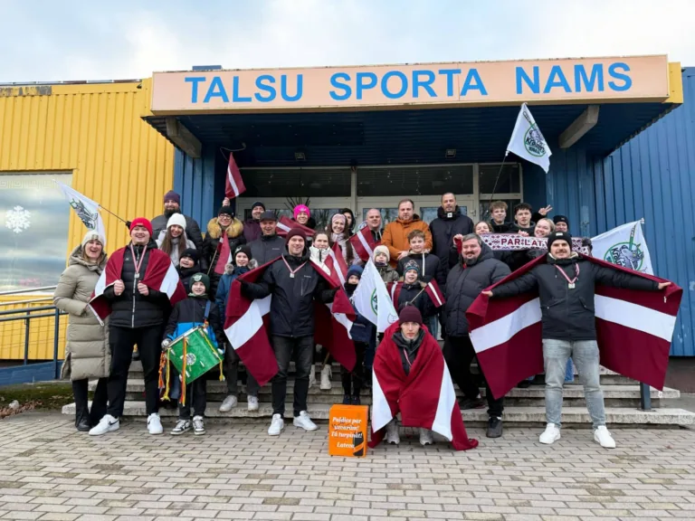 Talsos sagaida Latvijas valstsvienības florbolistus