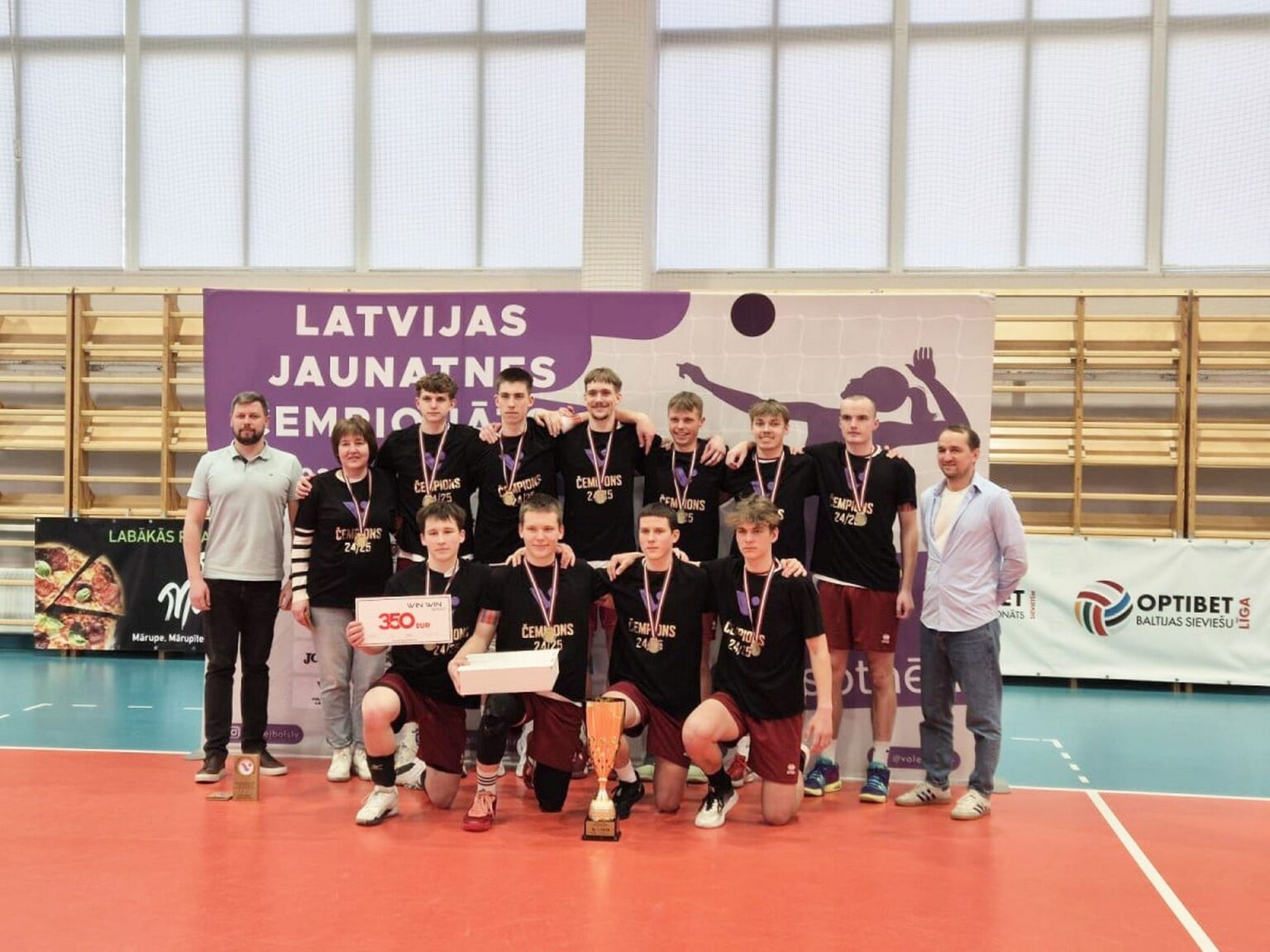 «Talsu NSS/Dundaga» U19 volejbolisti — Latvijas čempioni