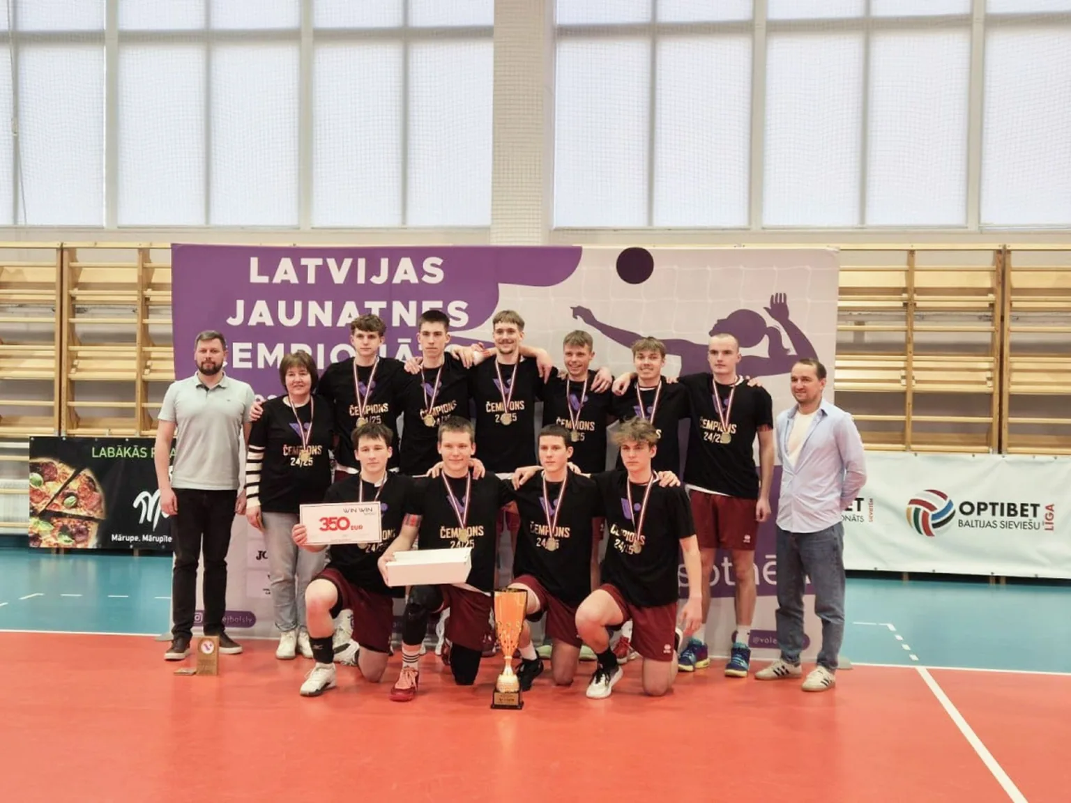 «Talsu NSS/Dundaga» U19 volejbolisti – Latvijas čempioni