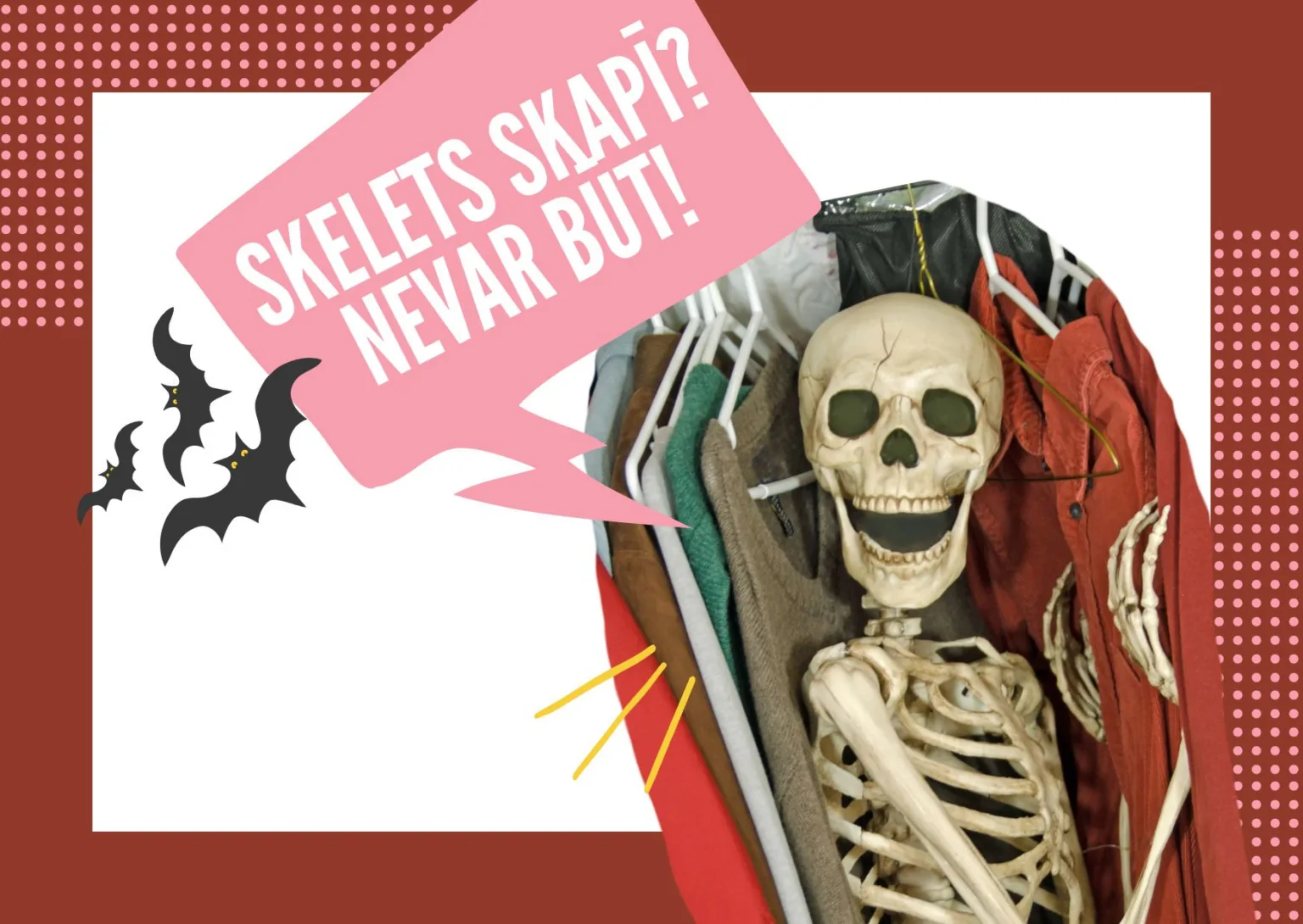 skelets skapī