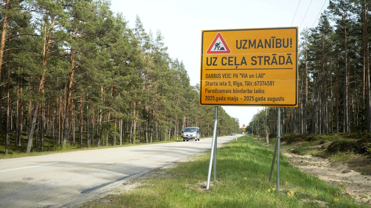 Ceļa posmā Upesgrīva—Roja ieklās eksperimentālo segumu