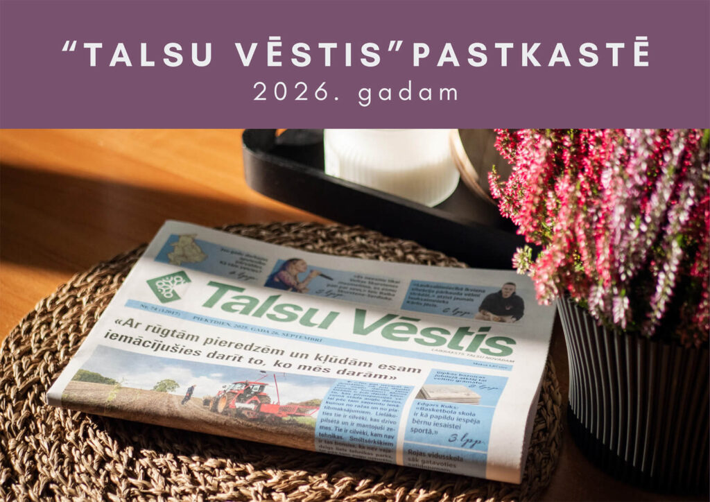 Talsu vēstis 2026 gada abonements