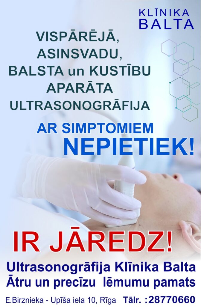 Klīnika Balta — ultrasonogrāfija (USG)