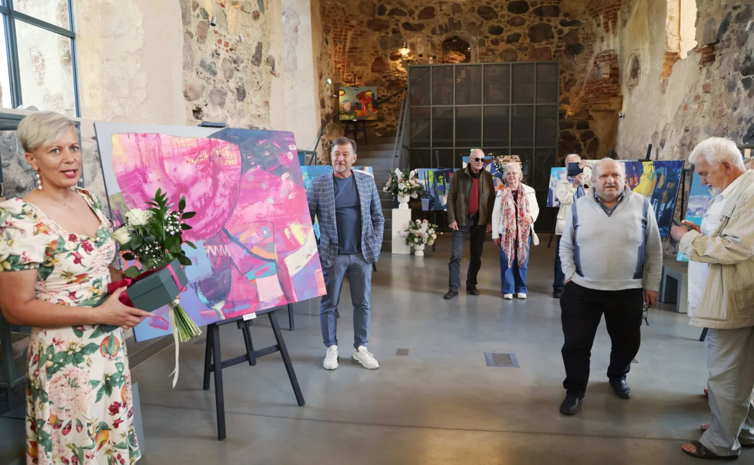 Talsinieka Elmāra Orniņa izstāde Dobeles pilī