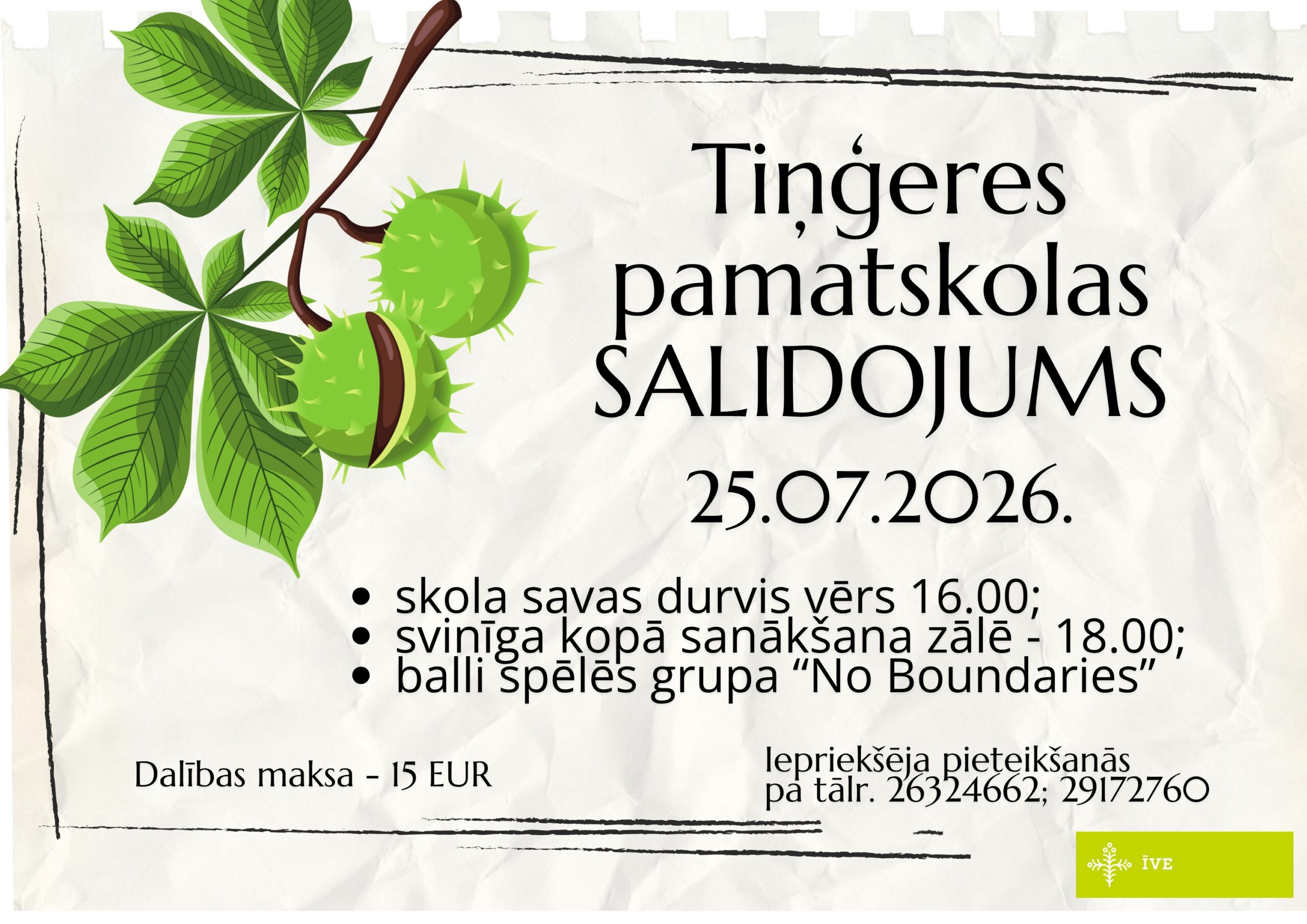 Tiņģeres pamatskolas salidojums (25.07.2026)