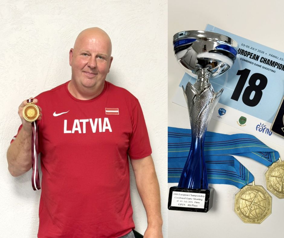 Mārtiņš Turkopulis — divkārtējais Eiropas čempions medību šaušanā