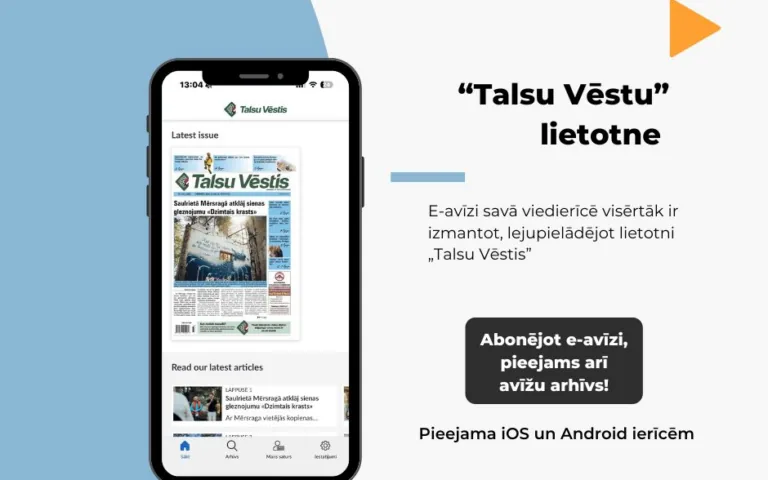 “Talsu Vēstu” lietotne
