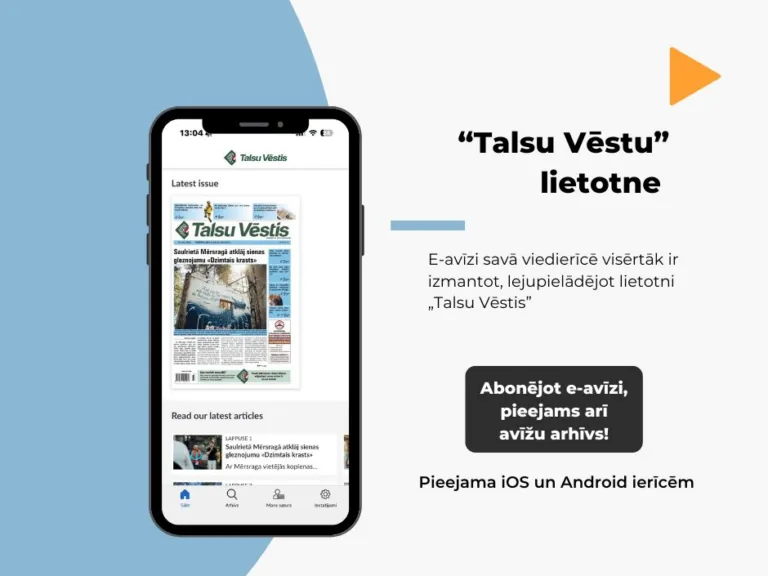“Talsu Vēstu” lietotne