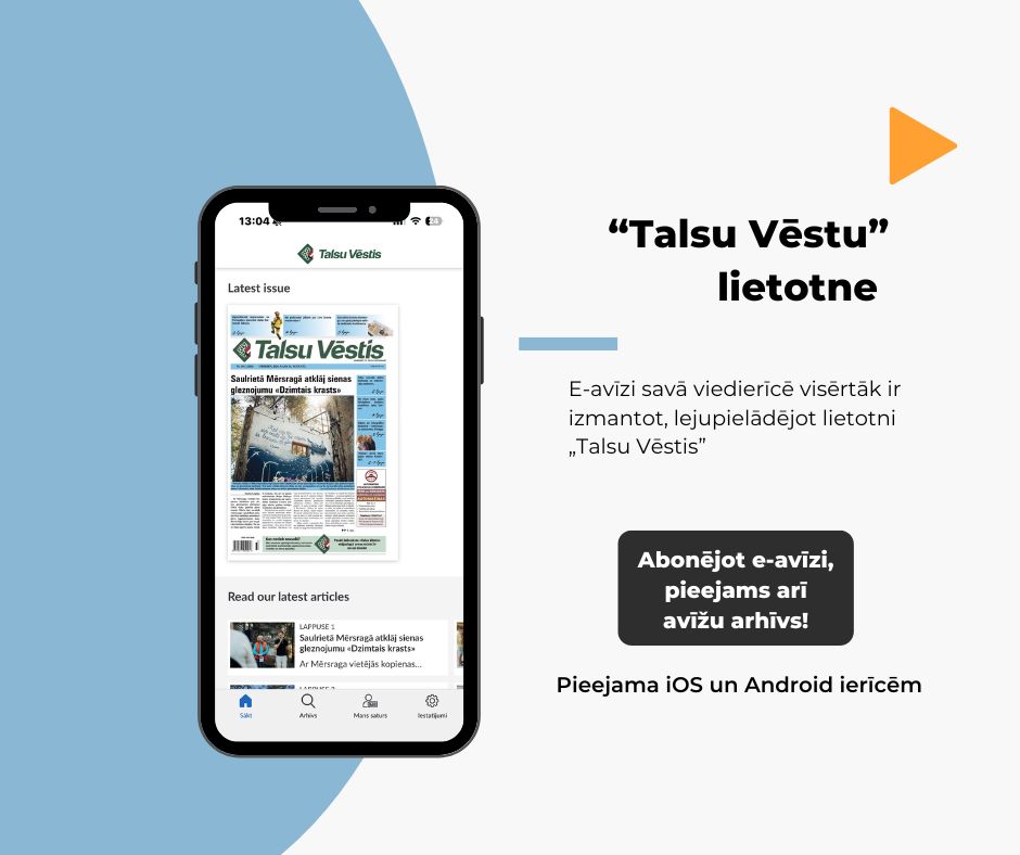 “Talsu Vēstu” lietotne