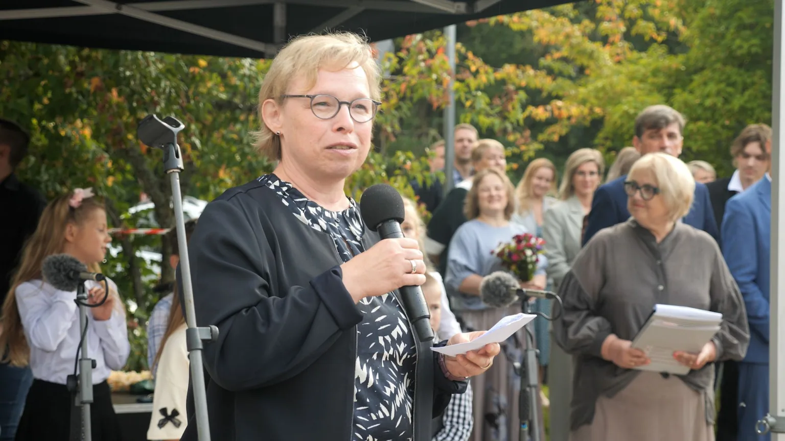 1. septembrī Talsu 2. vidusskolā viesojās Vācijas vēstniece Latvijā