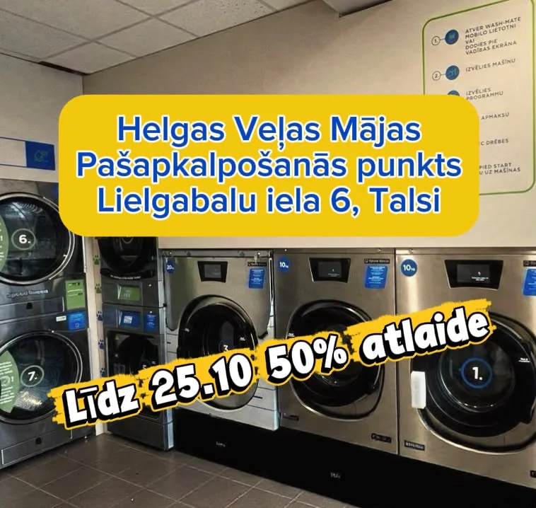 Helgas veļas māja 25.okt